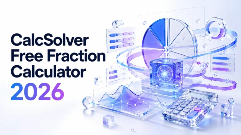 CalcSolver Free Fraction Calculator 2026