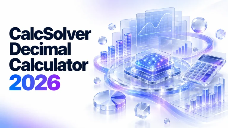 CalcSolver Decimal Calculator 2026 