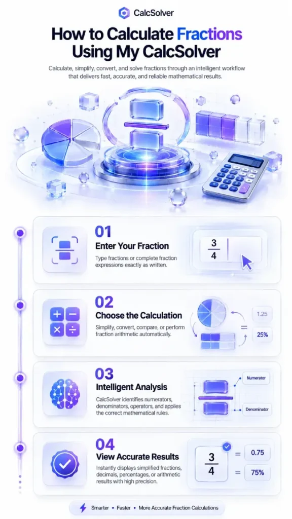How to Calculate Fractions Using My CalcSolver